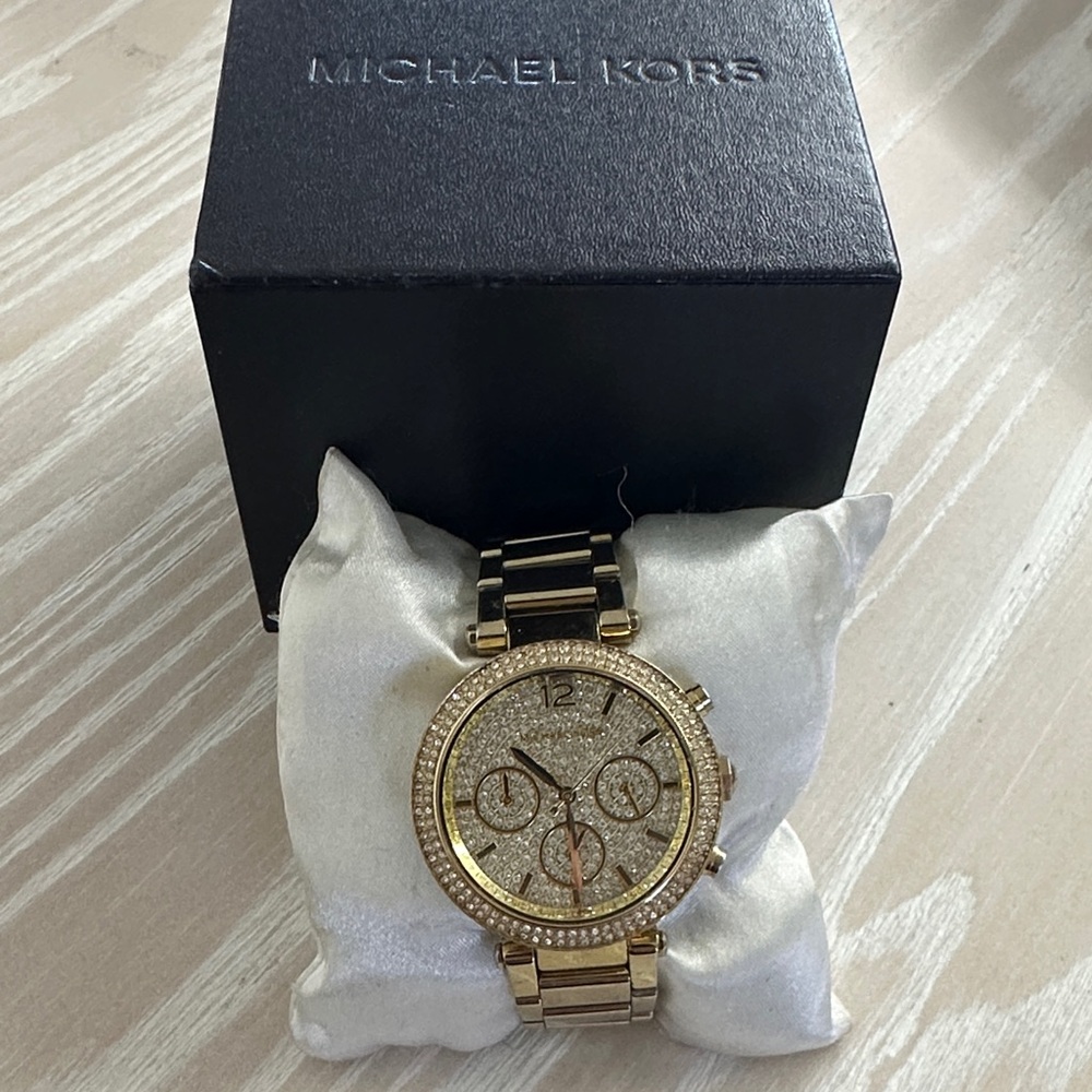 Michael Kors Gold Chronograph Watch